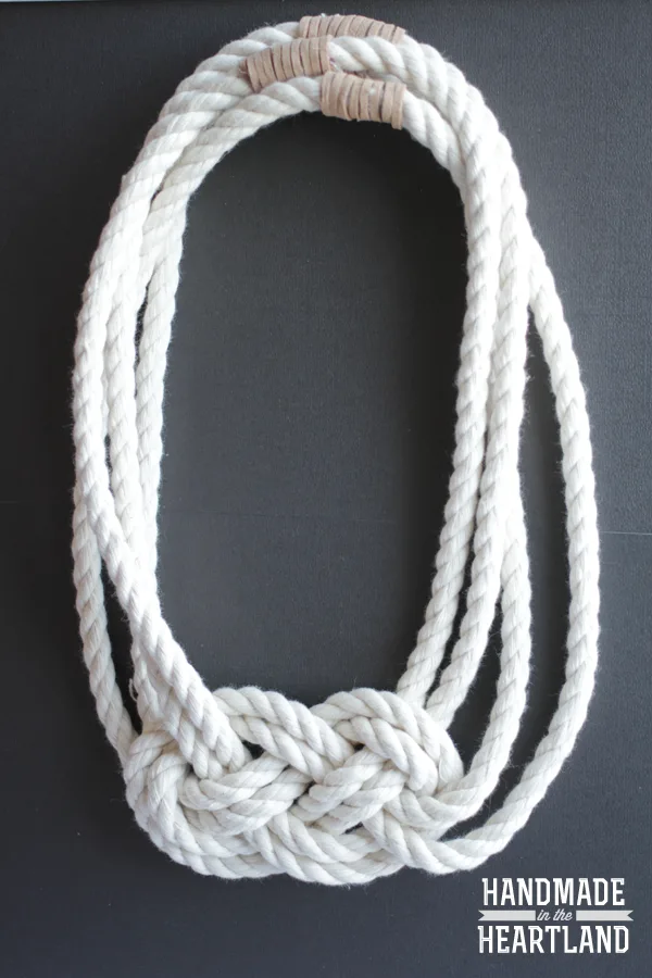 Image of Nautical Knot Rope Necklace