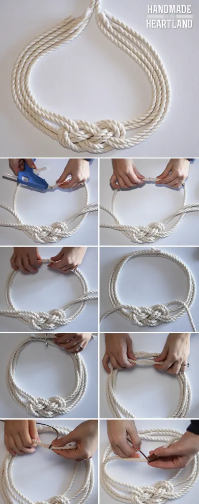 How to finish the necklace