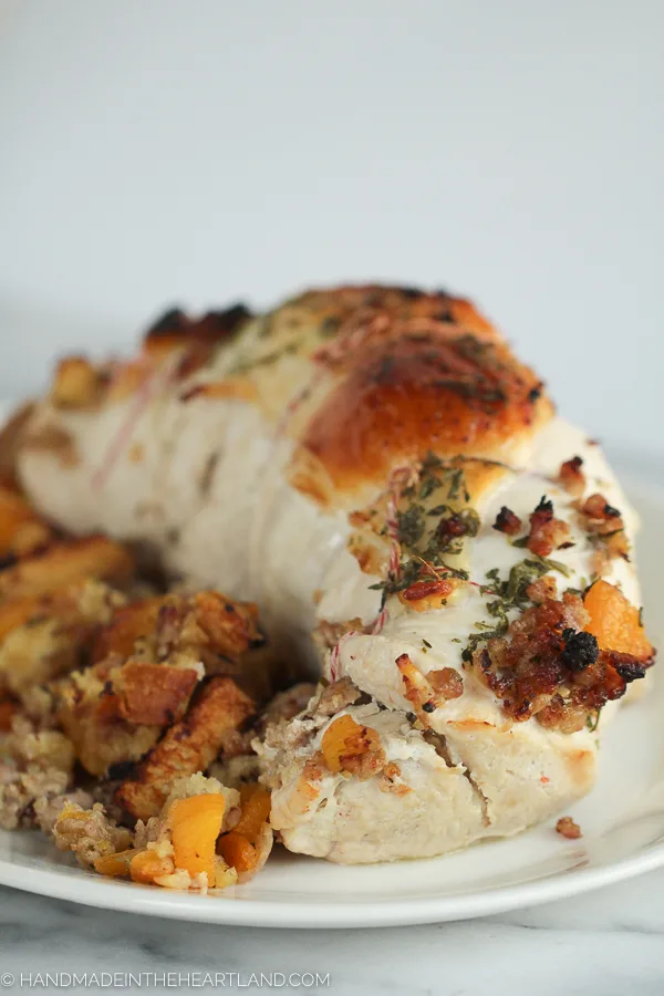 Stuffed turkey breast