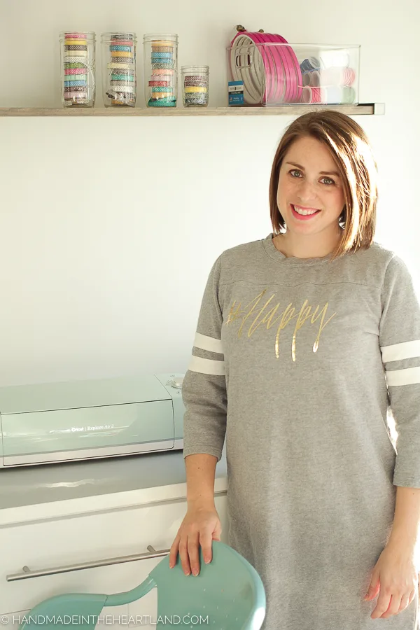 Cricut Craft: Iron-On Heat Transfer Project