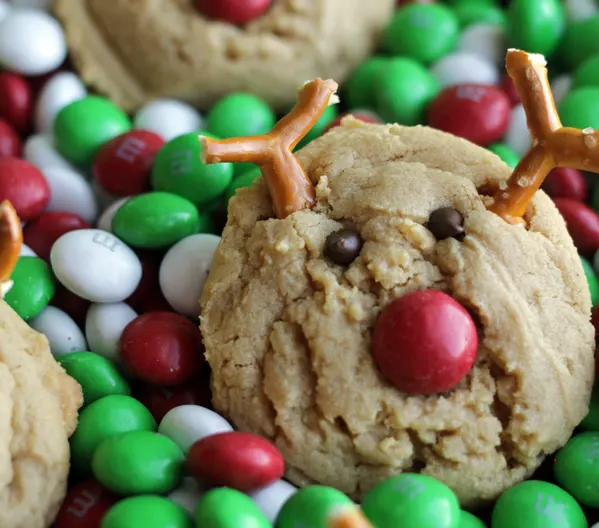 peanut butter reindeer cookies