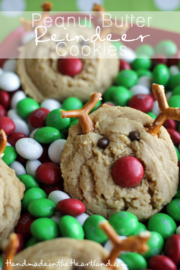 Peanut Butter Reindeer Cookie