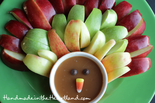 Caramel Apple Turkey Plate