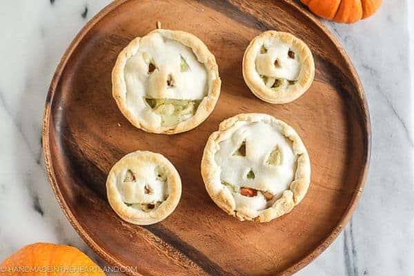 Jack O Lantern Chicken Pot Pie