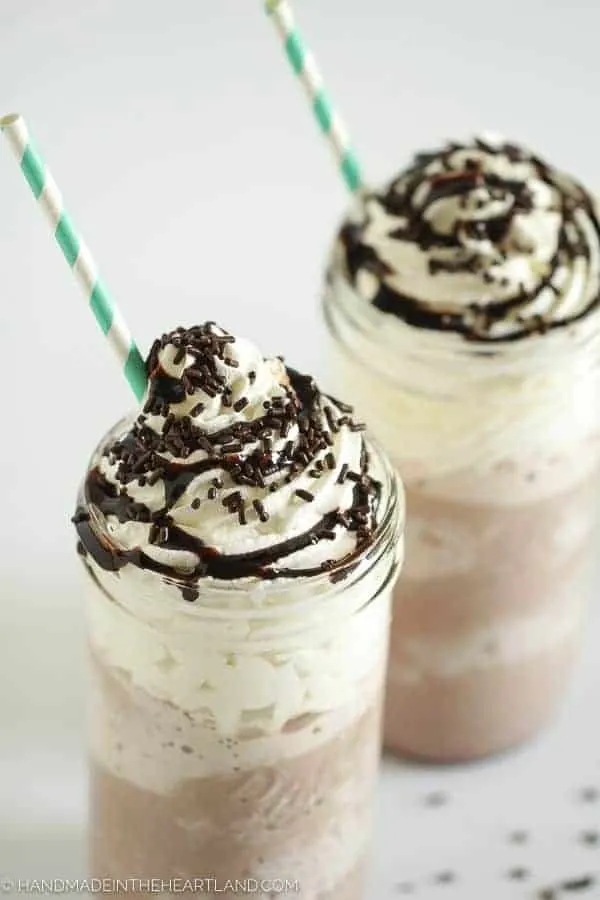 Frozen Hot Chocolate Recipe with AE Dairy