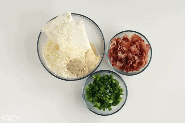 ingredients for bacon jalapeno cheeseball
