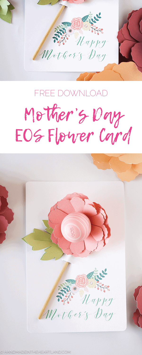 EOS Mother's Day gift paper flower cards