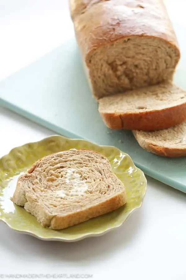 Whole Wheat Bread (with Homemade Whole Wheat Flour)