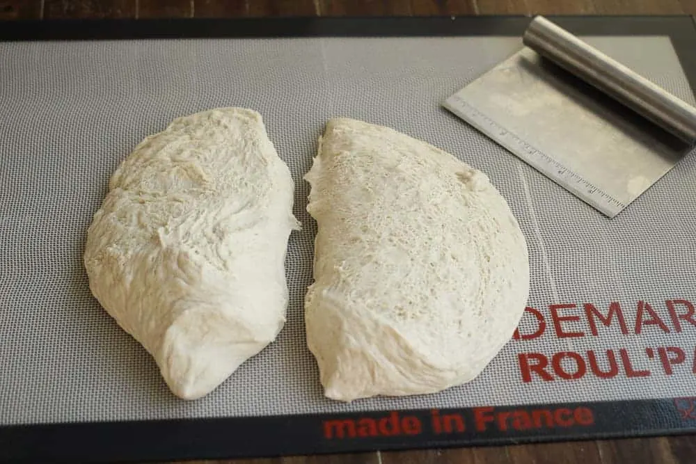 Homemade pizza dough