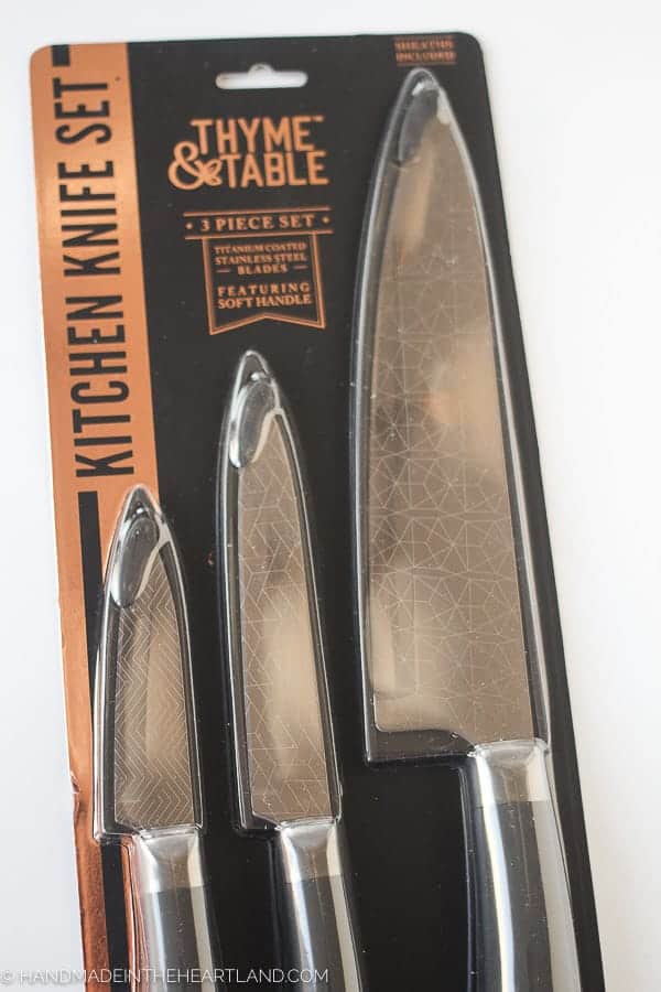 Thyme and Table geometric designed knives