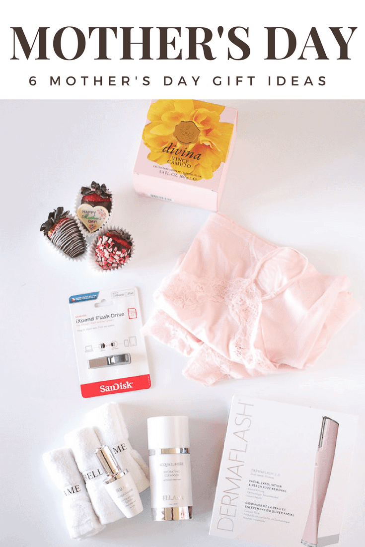 6 Mother's Day Gift Ideas that your mom will love! skincare, chocolate, perfume, loungewear and technology that she's sure to enjoy! Get discount codes and details on the best Mother's Day gifts.