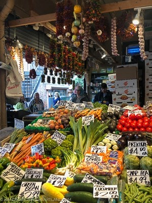 asian vendor in pike place market, Seattle