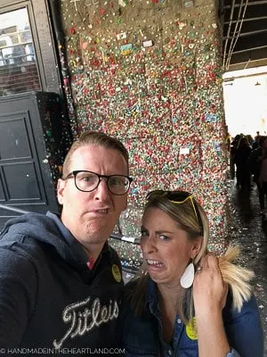 Gum wall in Pike Place Market, Seattle