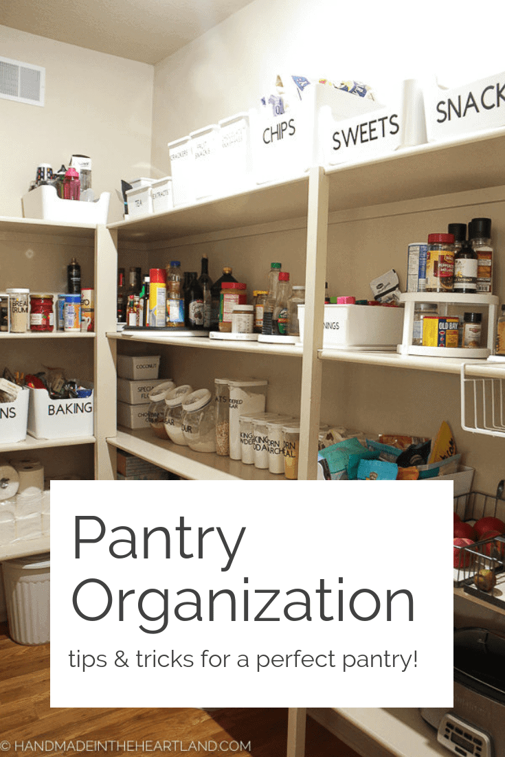 Image of nicely organized pantry