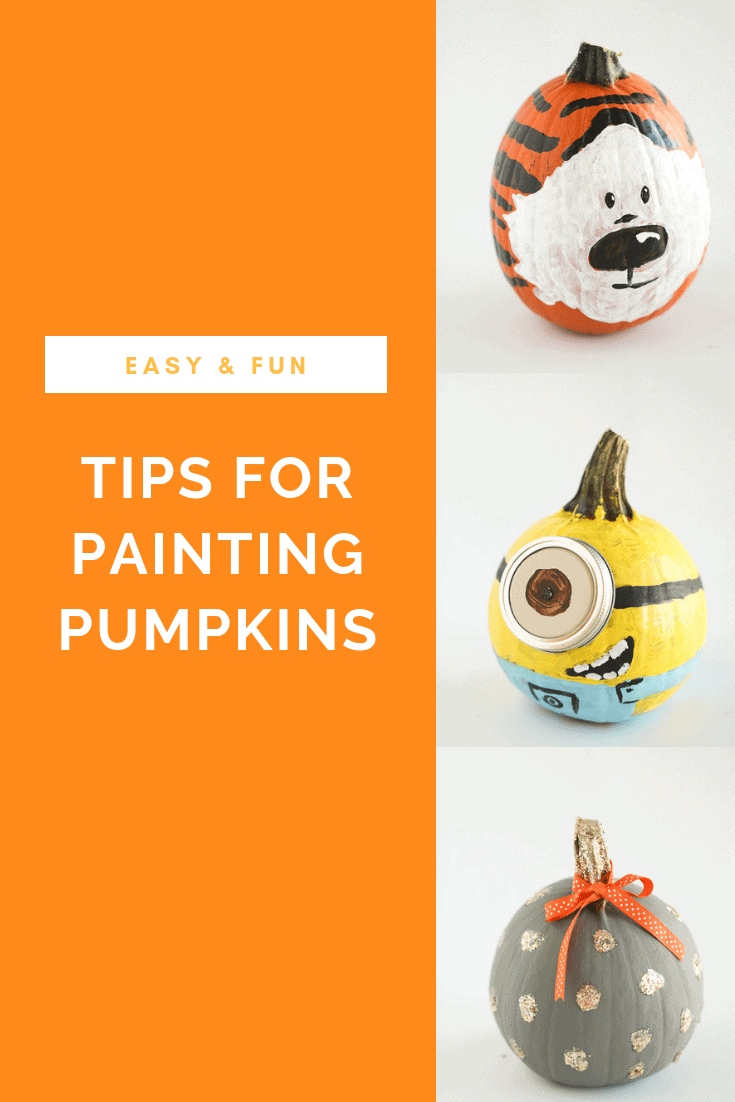 I love the no carve solution to having fun with pumpkins- painted pumpkins! As a family with small children this is the ideal option for everyone to get involved and have fun at Halloween. I've got several tips for painted pumpkins in this post!