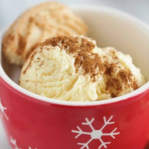 Easy eggnog ice cream recipe