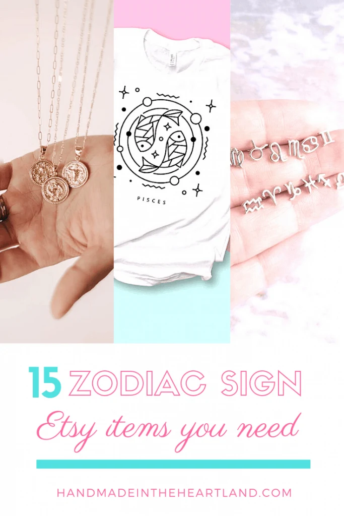 15 Zodiac Sign Etsy Items to buy
