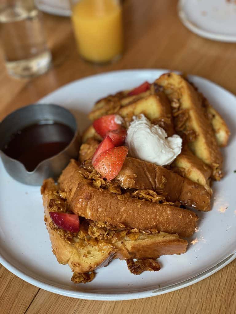 French Toast at Magnolia Table in Waco Texas