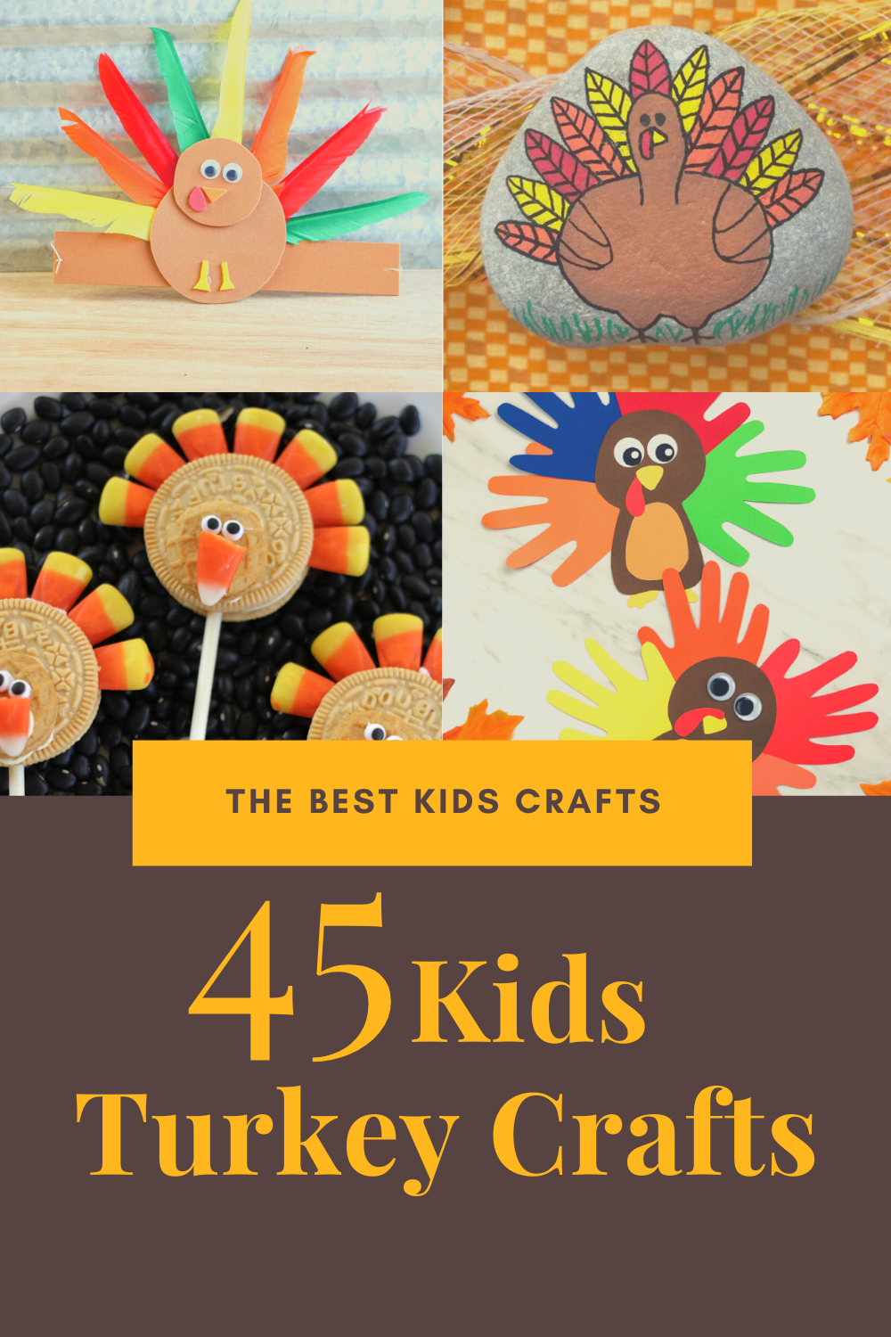 45 turkey crafts for kids