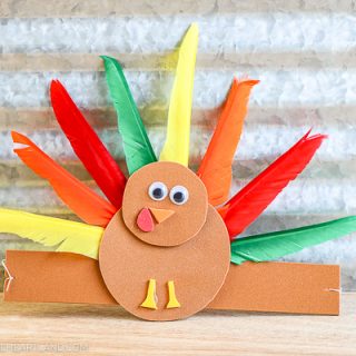 turkey craft headband template