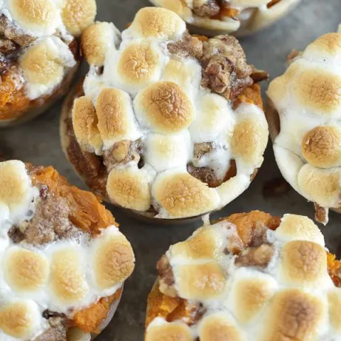 Sweet potato casserole cups