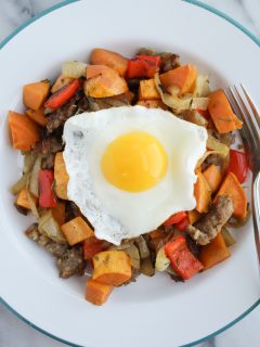 sweet potato sausage hash recipe